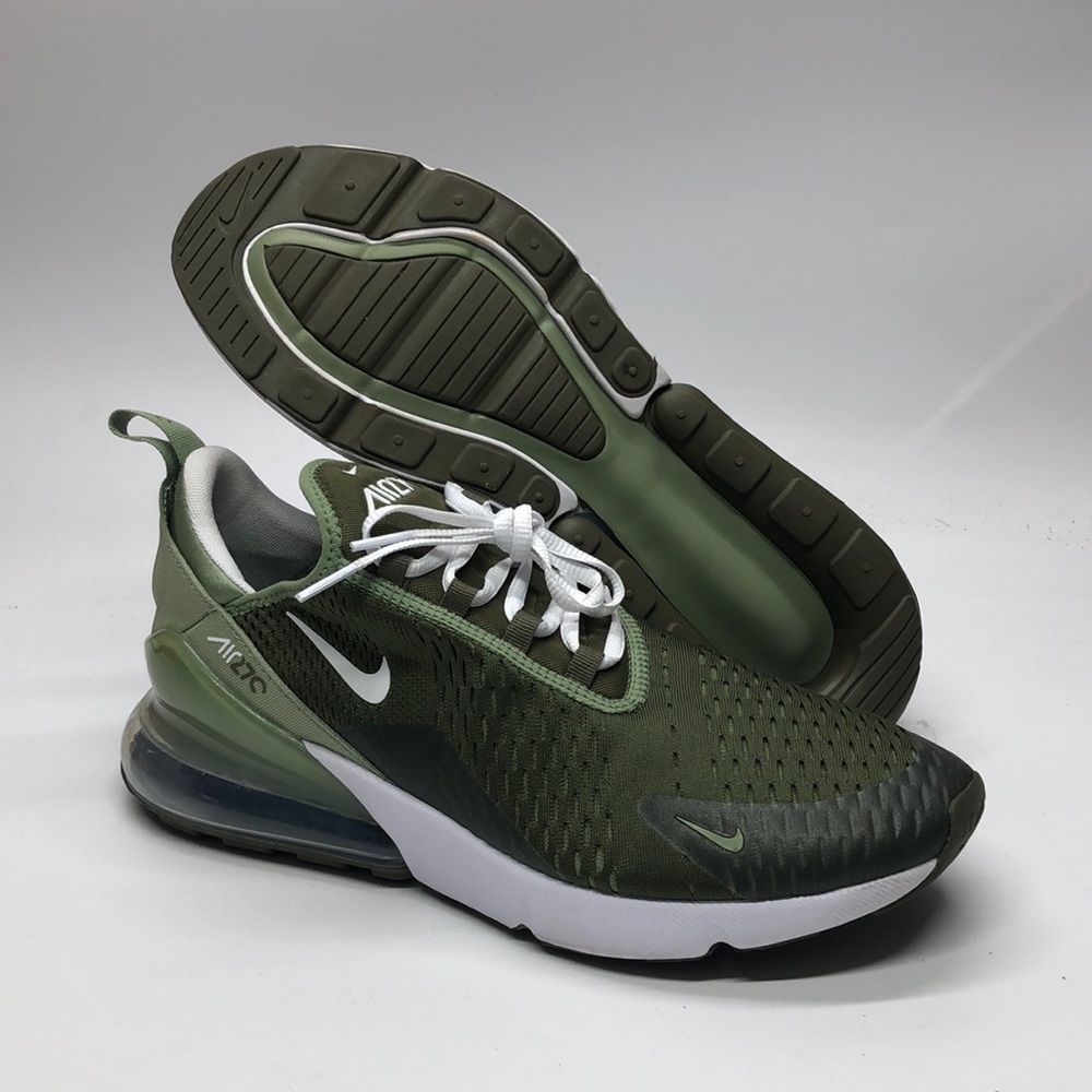 Nike Air Max 270 Men’s Medium Olive/White-Oil Green FJ0680-222 USED Size 11 - Picture 1 of 10